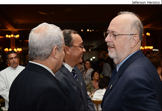 Calandra e Bierrenbach no Jantar em homenagem ao Dr. Michel Temer - APESP - 18 mar 2011 - Jeferson Heroico